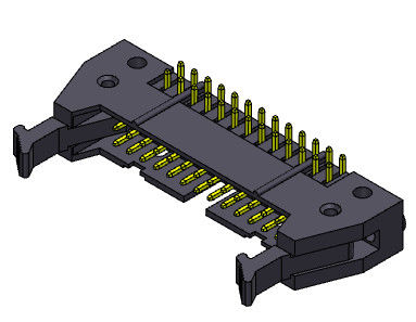 2.00mm Ejektor-Titel-Doppelreihen-rechtwinklige Art Nylon9T 10-68Pin