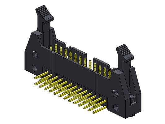 2.00mm Ejektor-Titel-Doppelreihen-rechtwinklige Art Nylon9T 10-68Pin