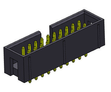 Kasten-Titel 2*3-2*32Pin 600V AC/DC des Doppelreihen-gerader Bad-2.54mm