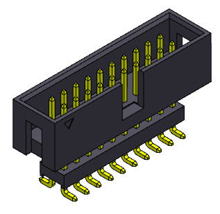 2*3-2*32 Pin Box Header 2.54mm Doppelreihe erhöhte SMT-Bad-Art