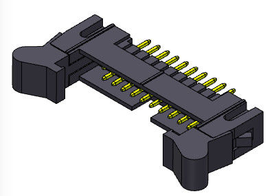 Gerade Bad-Art Nylon9T-Kasten-Titel-Verbindungsstück-Ejektor-Titel 2.54mm 2*4-2*32Pin 3AMP