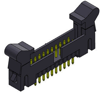 Gerade Bad-Art Nylon9T-Kasten-Titel-Verbindungsstück-Ejektor-Titel 2.54mm 2*4-2*32Pin 3AMP