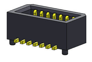 08-50Pin SMT Brett zu Leiterplatten-Verbinder-Neigung 0.80mm UL94V0 PA69T