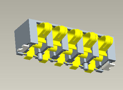 SMT-Art Verbindungsstück der Batterieverbinder-Neigungs-2.5mm der Batterie-12v
