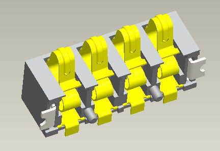 SMT-Art Verbindungsstück der Batterieverbinder-Neigungs-2.5mm der Batterie-12v