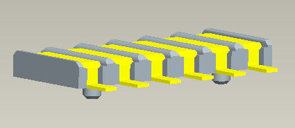 2.5mm 60V Batterieverbinder SMT-Art mit dem Abstand von Größen 1,2 bis 6.5mm