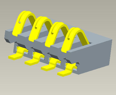Batterie-Pin Connector 2-6 Pin SGS-REICHWEITE Zertifikat der Neigungs-1.27mm