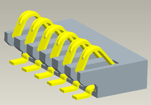 Batterie-Pin Connector 2-6 Pin SGS-REICHWEITE Zertifikat der Neigungs-1.27mm