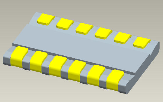 Batterieverbinder der Neigungs-1.27mm 12 Volt-Batterie-Schnellverbinder SMT-Frau