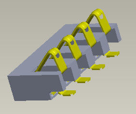 SMT-Art Zyklus-Minute Pin Connector Life Tests 3000 2.54mm Batterie-4
