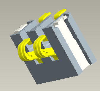 24V 3.0mm PWB-Installationsmethoden Batterie-Draht-Verbindungsstücke SMT-2-6Pin