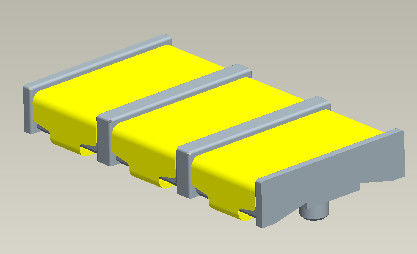 5.0AMP Batterie-Posten-Verbindungsstücke der Neigungs-4.00mm weibliche SMT-Art mit Klammern