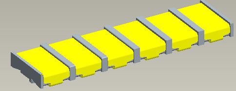 5.0AMP Batterie-Posten-Verbindungsstücke der Neigungs-4.00mm weibliche SMT-Art mit Klammern