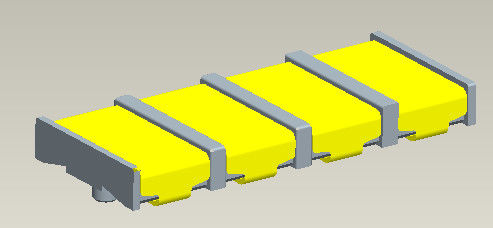 5.0AMP Batterie-Posten-Verbindungsstücke der Neigungs-4.00mm weibliche SMT-Art mit Klammern