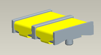 5.0AMP Batterie-Posten-Verbindungsstücke der Neigungs-4.00mm weibliche SMT-Art mit Klammern