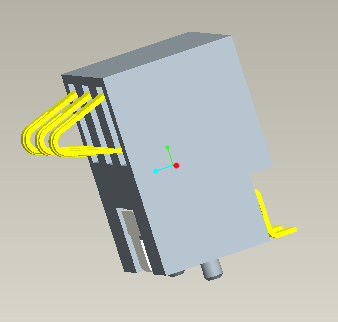 Batterieverbinder-Batterie 4 Pin Connector H=5.4-7.0mm der Neigungs-2.5mm