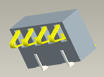 Batterieverbinder-Batterie 4 Pin Connector H=5.4-7.0mm der Neigungs-2.5mm
