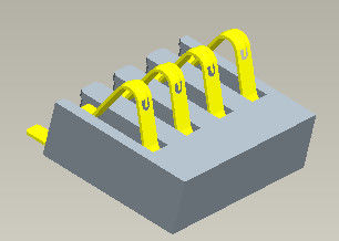 Der Neigungs-2.5mm Art Pin Connectors SMT Ladegerät-des Verbindungsstück-H 3.0mm der Batterie-4