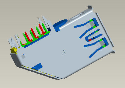 Hochgeschwindigkeitsart input/Output Verbindungsstücke Usb 3,0 eine Bad-Art des Verbindungsstück-90°