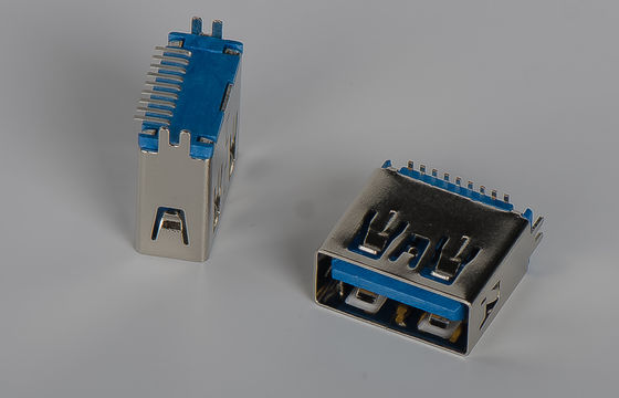 1.0Amp Hochgeschwindigkeitsusb 3,0 eine Art des Verbindungsstück-11.5mm der Vertikalen-180° SMT