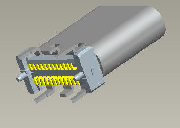 SMT-Art Verbindungsstück vertikales 180° Input/Output Verbindungsstücke Usb C 3,1