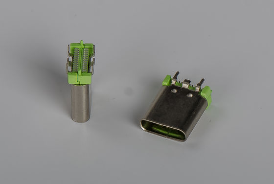 SMT-Art Verbindungsstück vertikales 180° Input/Output Verbindungsstücke Usb C 3,1