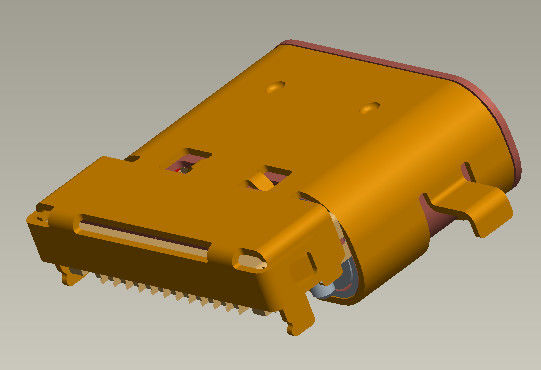 C 8.65mm Input/Output Verbindungsstücke USBs 3,1 5 Ampere-Sinken-Brett