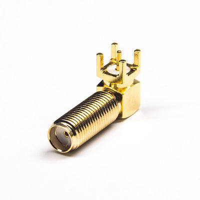 Koaxialstecker 20mm PWBs Koaxialstecker SMA Rfs rechtwinklig