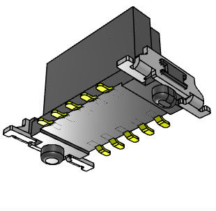 1.27mm Hochgeschwindigkeitsbrett zu den Leiterplatten-Verbindern, die Brett zum Leiterplatten-Verbinder SMT schwimmen