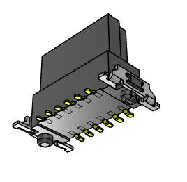 1.27mm Brett, zum sich hin- und herbewegender Verbindungsstücke SMT-Art Vertikale 180 zu verschalen