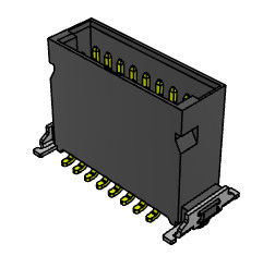 Hochgeschwindigkeitsbrett H 9.85mm zu Leiterplatten-Verbinder 1.27mm SGS bescheinigte