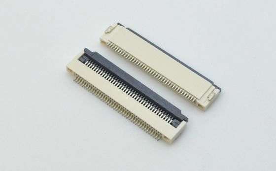 Verbindungsstücke 50V der Neigungs-0.5mm FFC FPC Wechselstrom-DC rechtwinkliges 90° einfach auf SMT-Art
